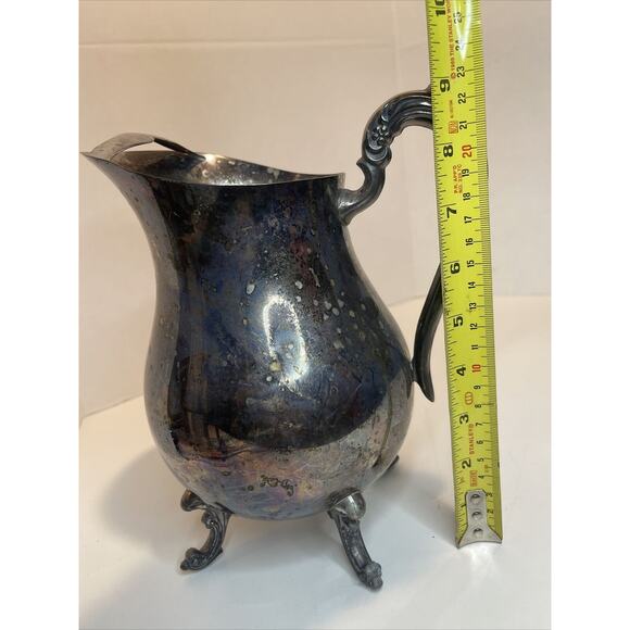 Vintage Mid Century FB Rogers Silver Co Silverplate Water Pitcher - Picture 10 of 12